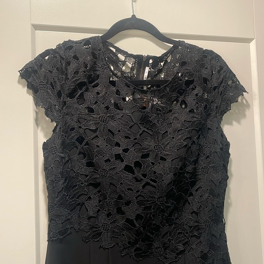 Tahari black dress